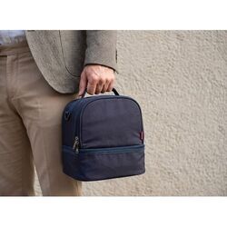 Sac à bento isotherme 'Uji', polycoton bleu nuit