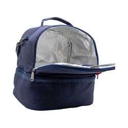 Sac à bento isotherme 'Uji', polycoton bleu nuit