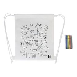 Sac À Cordon De Coloriage Rpet, Animaux Zocolo