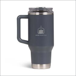 Igloo Travel Mug Flip n Sip (Blanc, Gravure)