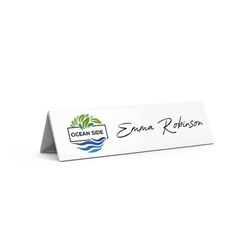 Table Name Plate (tableau noir, Impression en couleur pour tableau noir)