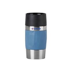 Travel Mug Compact 0.3L (Noir, Impression en couleur)