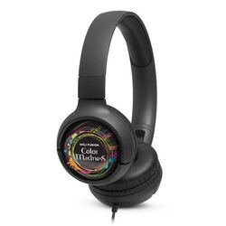JBL Tune 500 (Noir, Doming en couleur côté gauche, Doming en couleur à droite)