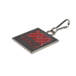 Zipper Puller (Rectangulaire 18 x 13 mm, Doming en couleur, rectangulaire, 18 x 13 mm)