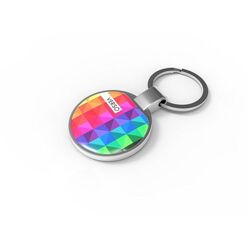 Key Ring Verso (Rectangulaire, Doming rectangulaire en couleur, Pas d'incrustation en couleur)