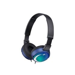 Sony On-Ear Headphone MDR-ZX310 (Noir, Doming en couleur à droite)