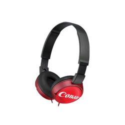 Sony On-Ear Headphone MDR-ZX310 (Noir, Doming en couleur à droite)