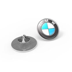 Pin Metal (Ovale, Doming ovale en couleur, Pas d'incrustation en couleur)