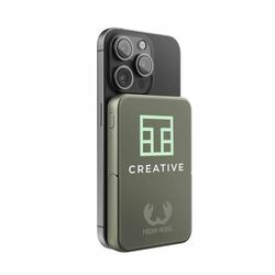 Fresh 'n Rebel Magnetic Wireless Powerbank 5000 mAh (Storm Grey, Impression en couleur)