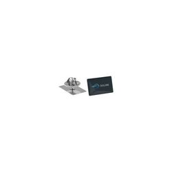 Pin Slim (Ovale moyen, Doming ovale moyen en couleur, Pas d'incrustation en couleur)