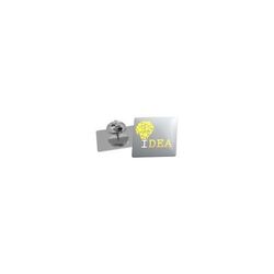 Pin Slim (Ovale moyen, Doming ovale moyen en couleur, Pas d'incrustation en couleur)