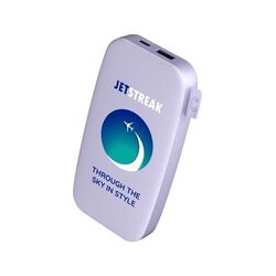 Fresh n Rebel Powerbank 12000 mAh USB-C (Dusky Blue, Impression en quadrichromie recto)