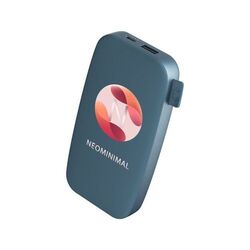Fresh n Rebel Powerbank 12000 mAh USB-C (Dusky Blue, Impression en quadrichromie recto)