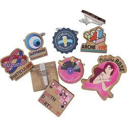 BADGE EN BOIS