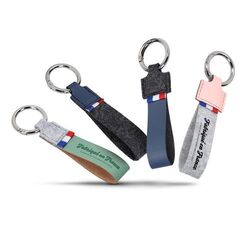 PORTE-CLÉS EN SYNDERME ET/OU FEUTRE