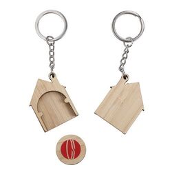 PORTE CLÉS JETON BAMBOU - AT210