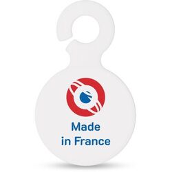 PORTE-CLÉS JETON EN PLASTIQUE BIO-SOURCÉ - FRANCE