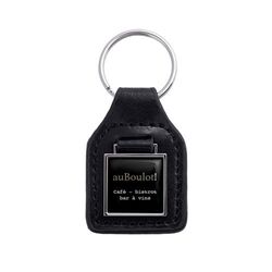 PORTE-CLÉS SIMILICUIR CARRÉ