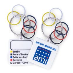 PORTE-CLÉS PVC IMMOBILIER