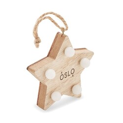 LALIE Étoile en bois avec lumières