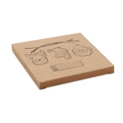 FUNCOOL Décorations en bois à dessiner