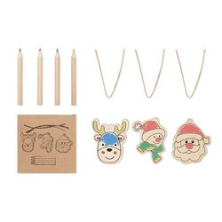 FUNCOOL Décorations en bois à dessiner
