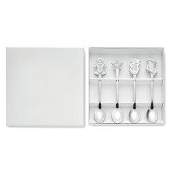 CHIP SET Set 4 cuillères à thé de Noël