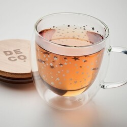 SION Tasse double paroi en verre