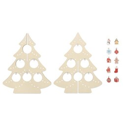 SILUETA Décoration de sapin en bois