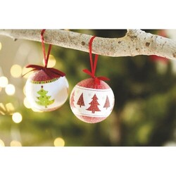 SNOWY Boule de Noël et boîte.