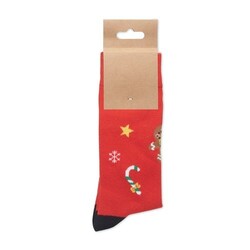 SOC MEDIUM Paire de chaussettes Noël M