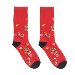 SOC MEDIUM Paire de chaussettes Noël M