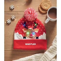 SHIMAS LIGHT Bonnet de Noël tricoté avec LED