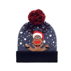 SHIMAS LIGHT Bonnet de Noël tricoté avec LED