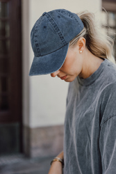 Casquette à 6 panneaux en coton sergé délavée BEAU AWARE™