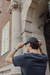 Casquette à 6 panneaux en coton sergé délavée BEAU AWARE™