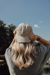 Casquette à 6 panneaux en coton sergé délavée BEAU AWARE™