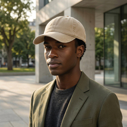 Casquette BEAU AWARE™ lavée à 6 panneaux en sergé de coton 2
