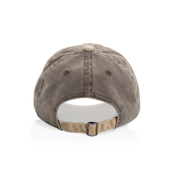 Casquette bicolore BEAU AWARE™ lavée à 6 panneaux en sergé d