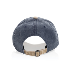 Casquette bicolore BEAU AWARE™ lavée à 6 panneaux en sergé d