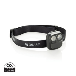 Lampe frontale avec capteur de mouvement en ABS RCS Gear X