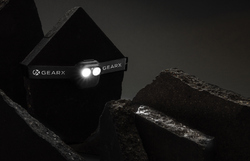 Lampe frontale avec capteur de mouvement en ABS RCS Gear X