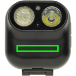 Lampe frontale avec capteur de mouvement en ABS RCS Gear X