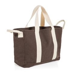 Sac de plage BEAU AWARE™ en toile recyclée 400 g/m², avec po