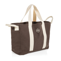 Sac de plage BEAU AWARE™ en toile recyclée 400 g/m², avec po