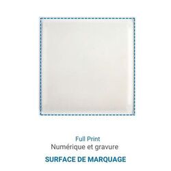 Dessous de verre MIX - France - Blanc