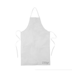 Tablier coton blanc 230gr