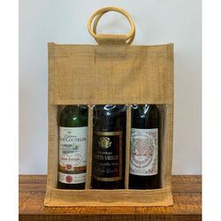 Sac Jute 3 bouteilles