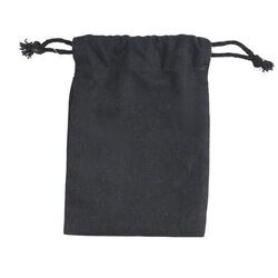 Pochon coton FIDJI M 155 Noir