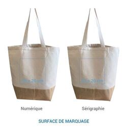 Cabas coton jute AGRA 330 L